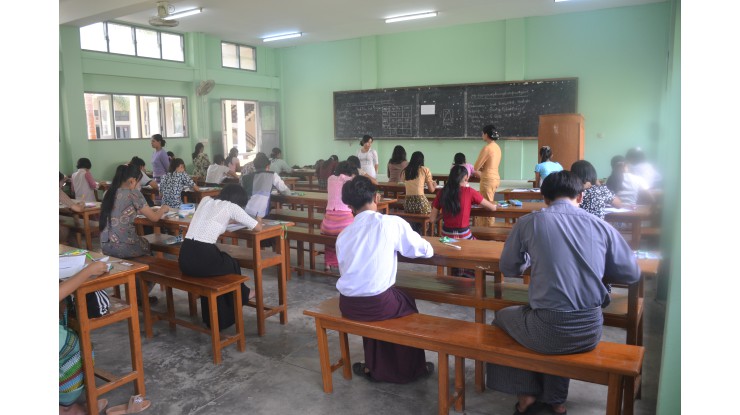 သမဝါယမနှင့်စီမံခန့်ခွဲမှုပညာတက္ကသိုလ်(သန်လျင်)တွင် ပထမနှစ်သင်တန်းများ၏ စာမေးပွဲများ စစ်ဆေးပြီးစီး