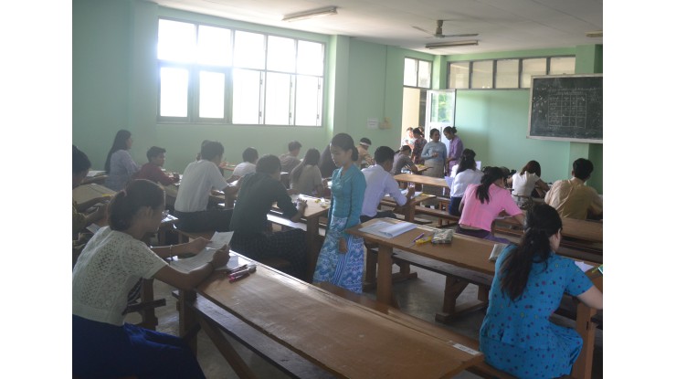 သမဝါယမနှင့်စီမံခန့်ခွဲမှုပညာတက္ကသိုလ်(သန်လျင်)တွင် ဘွဲ့ကြိုသင်တန်းများနှင့် ဘွဲ့လွန်သင်တန်း များ၏ စာမေးပွဲများ စစ်ဆေးပြီးစီး