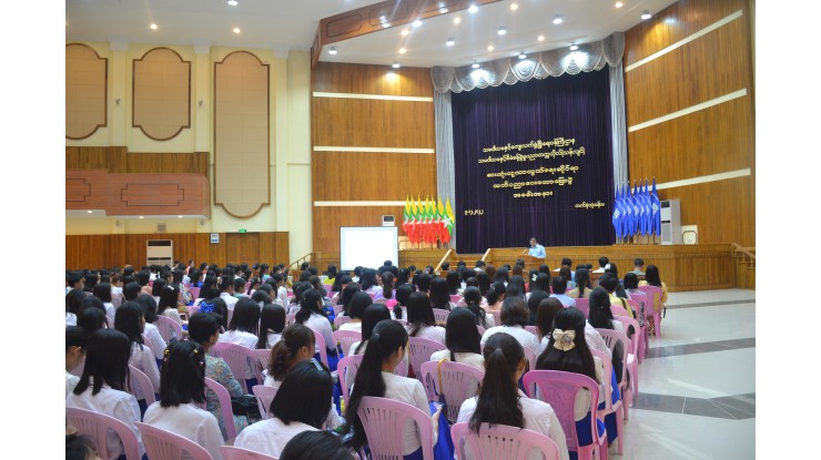 သမဝါယမနှင့် စီမံခန့်ခွဲမှုပညာ တက္ကသိုလ် (သန်လျင်) တွင် စားသုံးသူ ကာကွယ်ရေးဆိုင်ရာ အသိပညာပေး ဟောပြောပွဲကျင်းပ