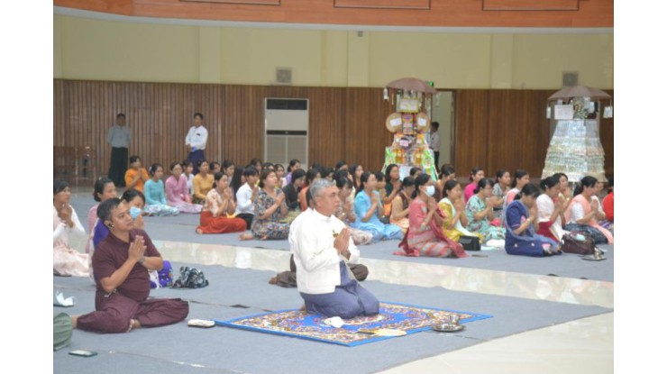 သမဝါယမနှင့် စီမံခန့်ခွဲမှုပညာ တက္ကသိုလ် (သန်လျင်) တွင် (၂၆)ကြိမ်မြောက် ကထိန်သင်္ကန်း ဆက်ကပ်လှူဒါန်းပွဲ အခမ်းအနား ကျင်းပ