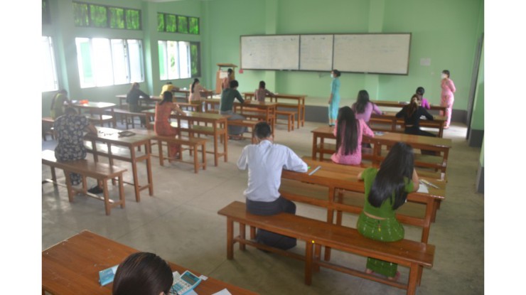 ၂၀၁၉-၂၀၂၀ ပညာသင်နှစ်၊ တက်ရောက်ဆဲ ဒုတိယနှစ်သင်တန်းများ၏ စာမေးပွဲစစ်ဆေးပြီးစီး