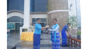 သမဝါယမနှင့်ကျေးလက်ဖွံ့ဖြိုးရေးဝန်ကြီးဌာန၊ သမဝါယမနှင့်စီမံခန့်ခွဲမှုပညာတက္ကသိုလ် (သန်လျင်)တွင် ၂၀၂၃ခုနှစ်၊ မိုးရာသီသစ်ပင်စိုက်ပျိုးပွဲ အခမ်းအနားကျင်းပ