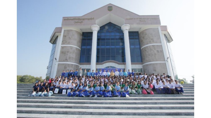 သမဝါယမနှင့်စီမံခန့်ခွဲမှုပညာတက္ကသိုလ်(သန်လျင်)တွင် သမဝါယမစာရင်းရေးစာရင်းကိုင် သက်မွေး ပညာသင်တန်းကျောင်းများမှ ကျောင်းသား၊ ကျောင်းသူများ၏ လေ့လာရေးခရီးစဉ် ကြိုဆိုပွဲ အခမ်းအနားကျင်းပ