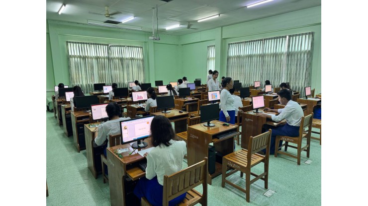 သမဝါယမနှင့်စီမံခန့်ခွဲမှုပညာတက္ကသိုလ်(သန်လျင်)တွင် ဘွဲ့ကြိုသင်တန်းများနှင့် ဘွဲ့လွန်သင်တန်း များ၏ စာမေးပွဲများ စစ်ဆေးပြီးစီး