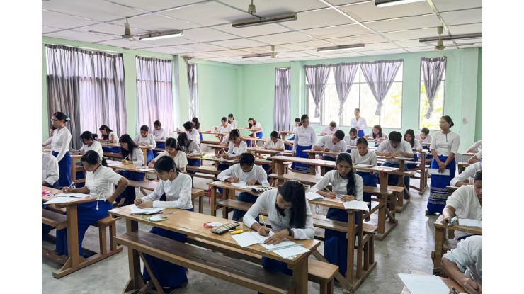 သမဝါယမနှင့်စီမံခန့်ခွဲမှုပညာတက္ကသိုလ်(သန်လျင်)တွင် ဘွဲ့ကြိုသင်တန်းများနှင့် ဘွဲ့လွန်သင်တန်း များ၏ စာမေးပွဲများ စစ်ဆေးပြီးစီး