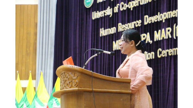 သမဝါယမနှင့်ကျေးလက်ဖွံ့ဖြိုးရေးဝန်ကြီးဌာန သမဝါယမနှင့်စီမံခန့်ခွဲမှုပညာတက္ကသိုလ်(သန်လျင်) MEBM ၊ MPA နှင့် MAR (First Batch) သင်တန်းများဖွင့်ပွဲနှင့် Orientation အခမ်းအနား ကျင်းပခြင်း