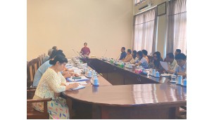 သမဝါယမနှင့်စီမံခန့်ခွဲမှုပညာတက္ကသိုလ်(သန်လျင်)တွင် တည်ဆောက်ရေးနှင့် ဝယ်ယူရေးလုပ်ငန်း များအတွက် တင်ဒါအကြိုရှင်းလင်းပွဲကျင်းပ