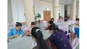 သမဝါယမနှင့်စီမံခန့်ခွဲမှုပညာတက္ကသိုလ်(သန်လျင်)မြန်မာနှစ်သစ်ကူးအကြို အထိမ်းအမှတ် စတုဒိသာကျွေးမွေးခြင်းနှင့် ထောက်ပံ့ငွေပေးအပ်ခြင်း