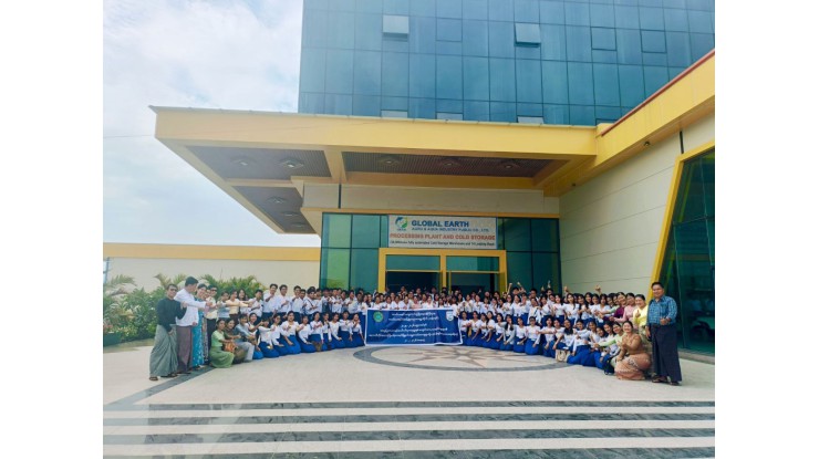 သမဝါယမနှင့်စီမံခန့်ခွဲမှုပညာတက္ကသိုလ်(သန်လျင်)၊ ၂၀၂၅-၂၀၂၆ ပညာသင်နှစ်၊ စတုတ္ထနှစ် ကျောင်းသား၊ ကျောင်းသူများ ဧရာဝတီတိုင်းဒေသကြီး၊ ပန်းတနော်မြို့နယ်ရှိ Global Earth Agro & Aqua Industry Public Co.,Ltd သို့ လေ့လာရေးခရီးသွားရောက်ခြင်း