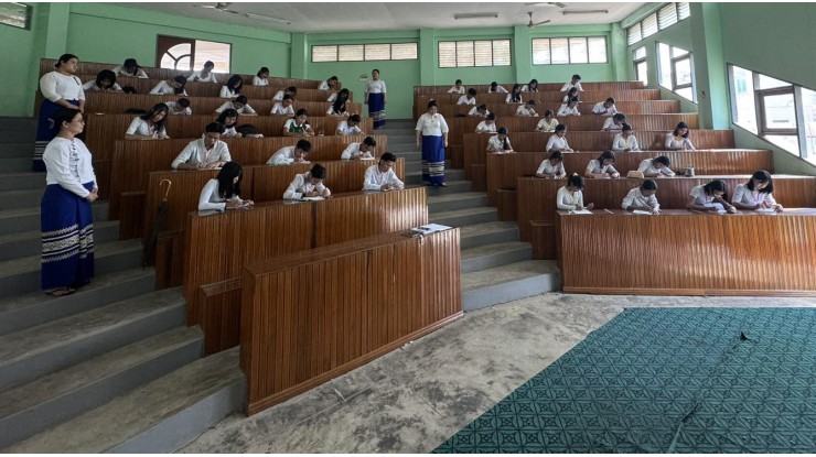 သမဝါယမနှင့်စီမံခန့်ခွဲမှုပညာတက္ကသိုလ်(သန်လျင်)တွင် (၇၉)နှစ်မြောက် ပြည်ထောင်စုနေ့အကြိုအထိမ်းအမှတ် စာစီစာကုံးပြိုင်ပွဲကျင်းပ