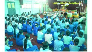 သမဝါယမတက္ကသိုလ်(သန်လျင်)တွင် (၂၁)ကြိမ်မြောက် ဝါဆိုသင်္ကန်းဆက်ကပ်လှူဒါန်းပွဲ ကျင်းပ